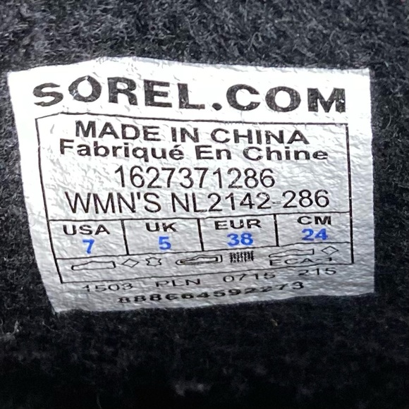 Sorel Women’s Joan Of Arctic Brown Leather Waterproof Winter Snow Boots Size 7.0 - Picture 10 of 12